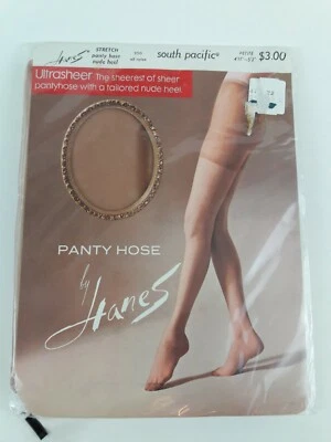 Pantimedias vintage Hanes South Pacific Petite Foto 1 de 3