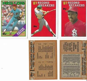 1988 - Topps - tarjetas de béisbol - 88 diferentes - todas listadas - excelente estado. - Imagen 1 de 1
