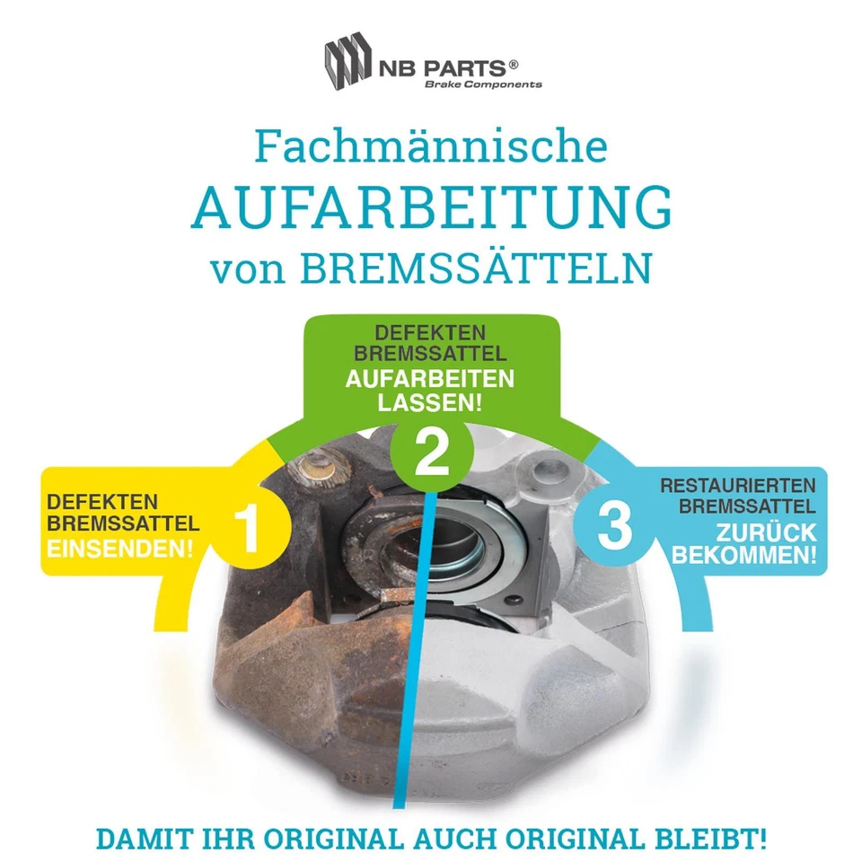 Traitement Étrier 38mm Arrière pour Mercedes-Benz / 8 CLASSE S W126 Sl R107 - Photo 1/4