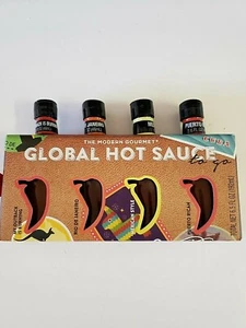 Modern Gourmet Global Hot Sauce - (4) 6,5 fl OZ meglio prima del 6/9/21 - Foto 1 di 7