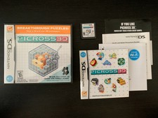 Picross 3D (Nintendo DS, 2010) Complete in Box CIB