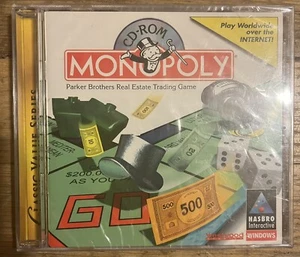 CD-ROM Monopoly Board Game PC Sealed 3D Graphics & Animation Play OnLine! - Picture 1 of 5