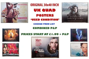 Used Condition UK Quad Posters, Pick and Mix Choose from list, Combined Shipping - Picture 1 of 177