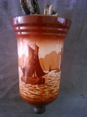 monte et baisse en faience ancien décor hollande  - Photo 1/4