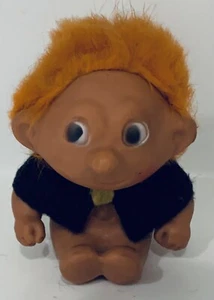 Rauls Happy Gang Tier Troll Gonk orange kleiner Junge selten Vintage - Bild 1 von 6