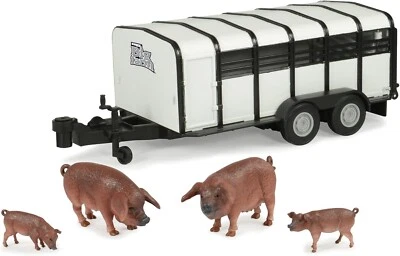 Ertl Big Farm 1/16th Scale Hog Trailer with Hogs (Durable Plastic) - Image 1 of 4