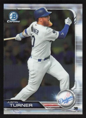 2019 Bowman Chrome Baseball Justin Turner #99 - Image 1 of 2