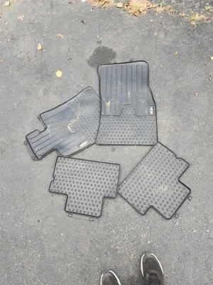 2009 R55 Mini Cooper Clubman Front Interior Rubber Floor Mats OEM - Image 1 of 4