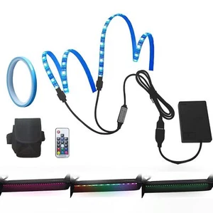 YHGSEE Scooter Luz LED, Tira de Luz Control Remoto, Cambio de Color Noche Ciclismo - Imagen 1 de 7