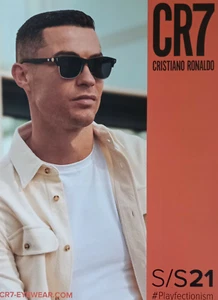 Pubblicità Advertising Italian Clipping 2021 Occhiali CR7 CRISTIANO RONALDO. - Picture 1 of 3