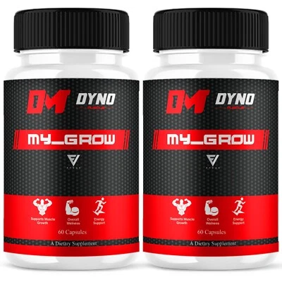 (Paquete de 2) Suplemento Dyno My-Grow Muscular Support Dyno My-Grow (120 Cápsulas) Foto 1 de 4