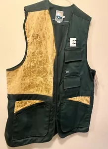 Vintage 10 X Enterprise American Tradition Size 2XL Hunting Vest Green/Brown - Picture 1 of 4