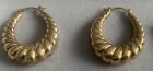 hooped earrings 9 carat gold