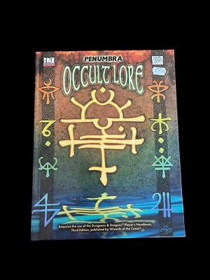 OCCULT LORE PENUMBRA Sourcebook D20 System Dungeons & Dragons Hardcover - Image 1 of 2