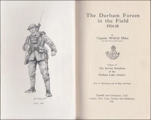 DURHAM FORCES in the FIELD 1914-18 - Service Battalions of DURHAM LIGHT INFANTRY - Imagen 1 de 19