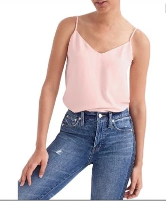J Crew Pink V Neck Subtle Pink Cami Size 6, NWT - Image 1 of 4