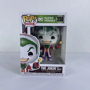 The Joker As Santa DC Superheroes 358 Funko Pop Heroes Navidad Santa Claus - Imagen 1 de 6