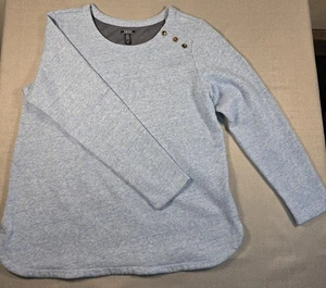 IZOD Women's Light Blue Long Sleeve Shirt XL - Picture 1 of 8