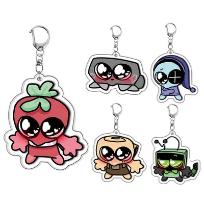 5x Dandy's World Plush Bug Acrylic Keychains for Car Keys and Backpacks - Image 1 of 4