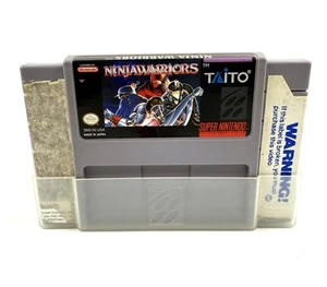 Carro de alquiler Ninjawarriors (Super Nintendo SNES) auténtico probado Blockbuster - Imagen 1 de 21