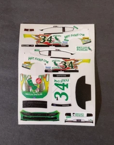 2025 Custom Todd Gilliland #34 Grillos Hot Spears 1/64 Peel & Stick Decals - Picture 1 of 1