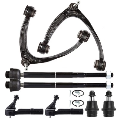 Front Control Arms Tie Rods Ball Joints For 2007-2010 Chevrolet Tahoe GMC Yukon - Image 1 of 4