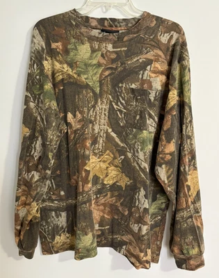 VTG Fieldline Advantage Timber Camo Long Sleeve Pocket T-Shirt Mens XL Hunting - Image 1 of 4
