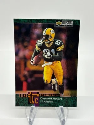 1997 Upper Deck Collector's Choice - Turf Champions Desmond Howard #TC22 - Image 1 of 2