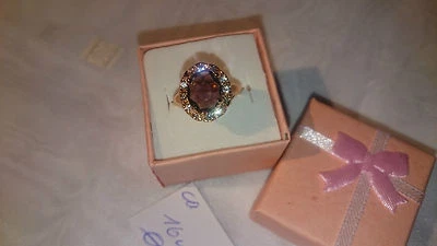 Ring :rosegoldfarb. Gr. ca.16 mit Ringständer - Bild 1 von 4