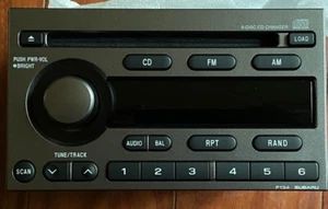 SUBARU Legacy Forester Impreza Baja RADIO AM FM 6CD 86201AE42A LIFETIME WARRANTY - Picture 1 of 5