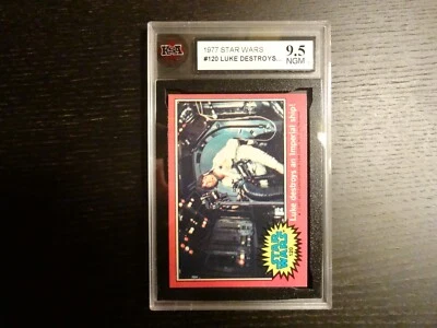1977 STAR WARS #120 Luke Destroys Imperial Ship KSA 9.5 (PSA 9/APR $400) GEM 💎 - Image 1 of 3