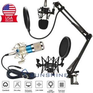 Kit De Micrófono Condensador Profesional Con Brazo Articulado Y Mic Para Juegos - Picture 1 of 39