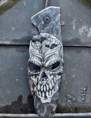 Albainox Messer Lykan Punisher Taschenmesser 3Cr13MoV Stahl Aluminiumgriff