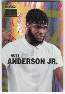 SkyBox Metal Universe Champions 2023 #S-39 Will Anderson Jr. Gold FB1-309 - Foto 1 di 2