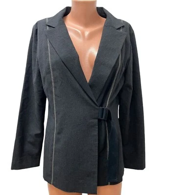 ANNETTE GÖRTZ Talla DE 42 - L 100% LANA VIRGEN Mujer BORASL Chaqueta Blazer Lana Foto 1 de 4