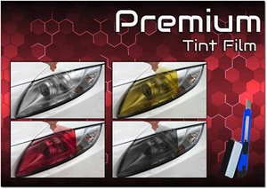 Premium Glossy Headlight Taillight Fog Light Vinyl Sticker Tint Film Tail Light - Foto 1 di 9