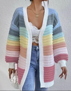 Beautiful Large Multicolor Cardigan - Picture 1 of 5