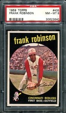 1959 TOPPS #435 FRANK ROBINSON PSA 8 (3640)