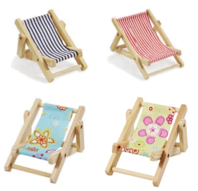 Deko-Liegestuhl 10 cm Mittel, Dekofigur Urlaub Reise Maritim, Hobbyfun 3270 - Bild 1 von 2