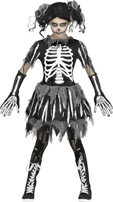 Disfraz de Skary Skelee Skeleeton Zombie Bones Acentos 3D para niño Foto 1 de 2