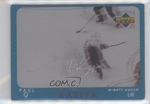 1997-98 Upper Deck Diamond Vision Signature Moves Paul Kariya #S6 HOF