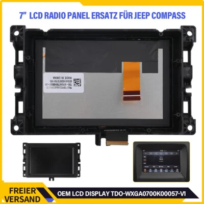 7" Uconnect VP2 Radio NAV LCD Display Touch Screen Ersatz Für Jeep Compass 17-22 - Bild 1 von 4