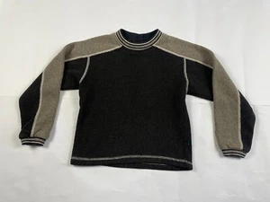 Boys Youth Kuhl Alpaca Fleece Sweater Size M Medium Brown Pullover Hiking #901 - Picture 1 of 4