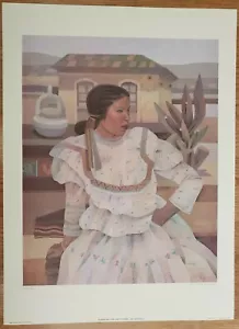Mario Cespedes Preparing For The Festival Signed & Numbered Litho Print 23/796 - Picture 1 of 5