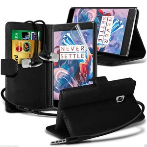 Leather Wallet Quality Phone Case✔InEar Stereo Headphones✔Sony Xperia XA2 - Picture 1 of 2