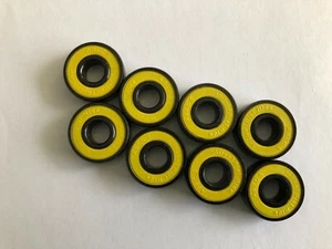 100 pcs 608 2RS Seal Bearing , oil lube, ABEC 5 ,black ring,8x 22x 7 mm - Picture 1 of 2