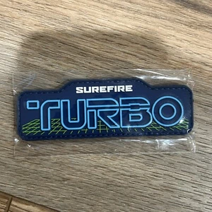 NEW Surefire TURBO Tactical Patch Tron Design RARE 4” Turbo Light Promo RARE - Picture 1 of 7