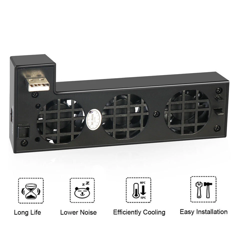 Game Machine Cooling Fan with 3 Fans for Xbox One X Game Console Accessories YZH - Image 1 of 4