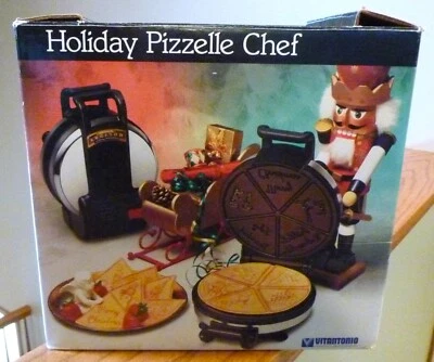 Vitantonio Holiday Pizzelle Chef Maker Navidad No. 1225 Foto 1 de 4