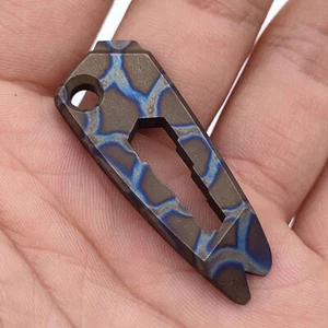 Solid TC4 Titanium Alloy Outdoor EDC Multi Tools Crowbar Pry Bar Screwdriver - Picture 1 of 12